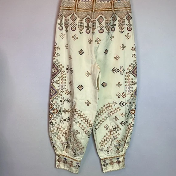 Ulla Johnson Safa Trousers Embroidered Pants Harem Style - Picture 7 of 10